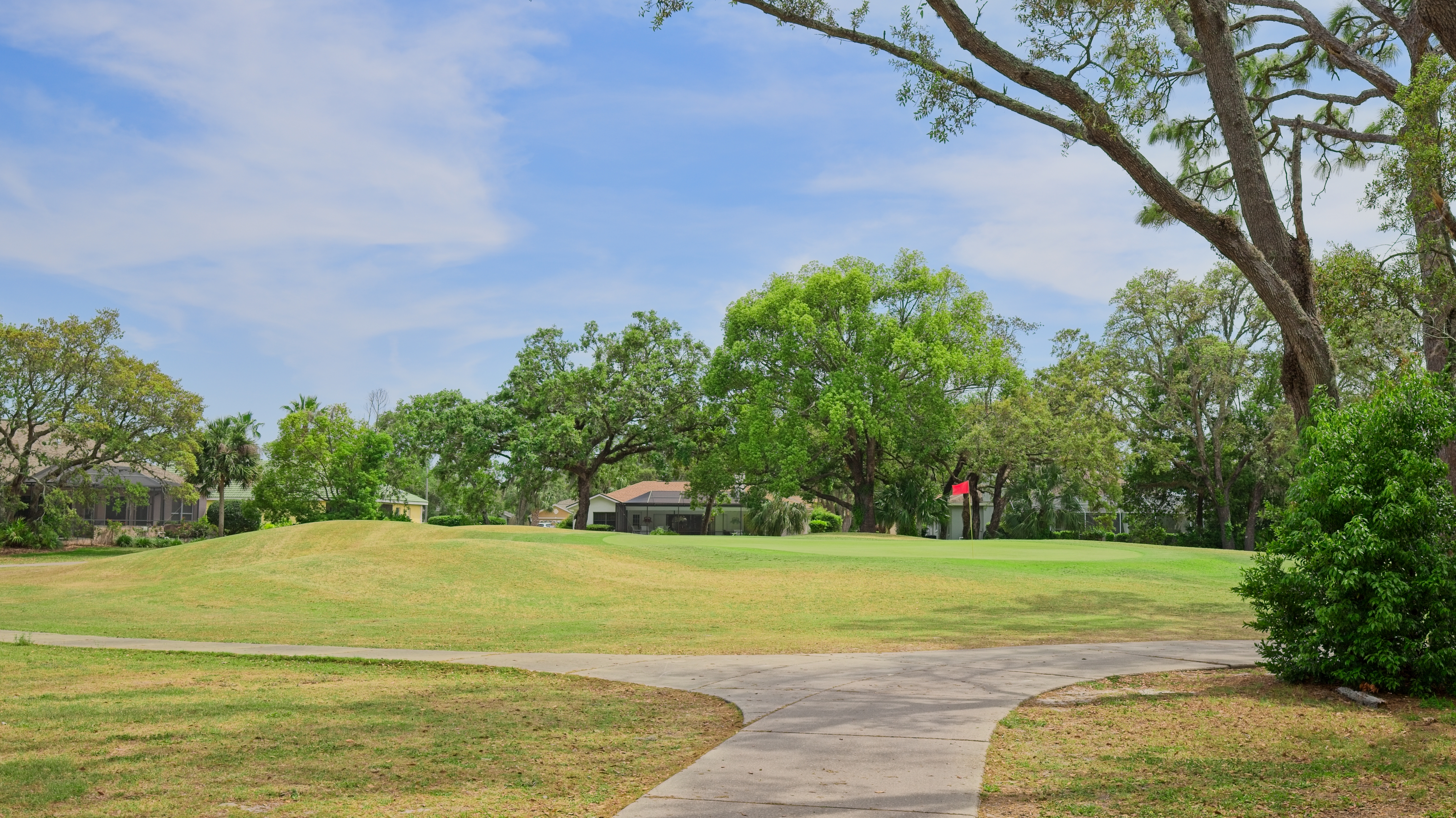 Golf course fairway