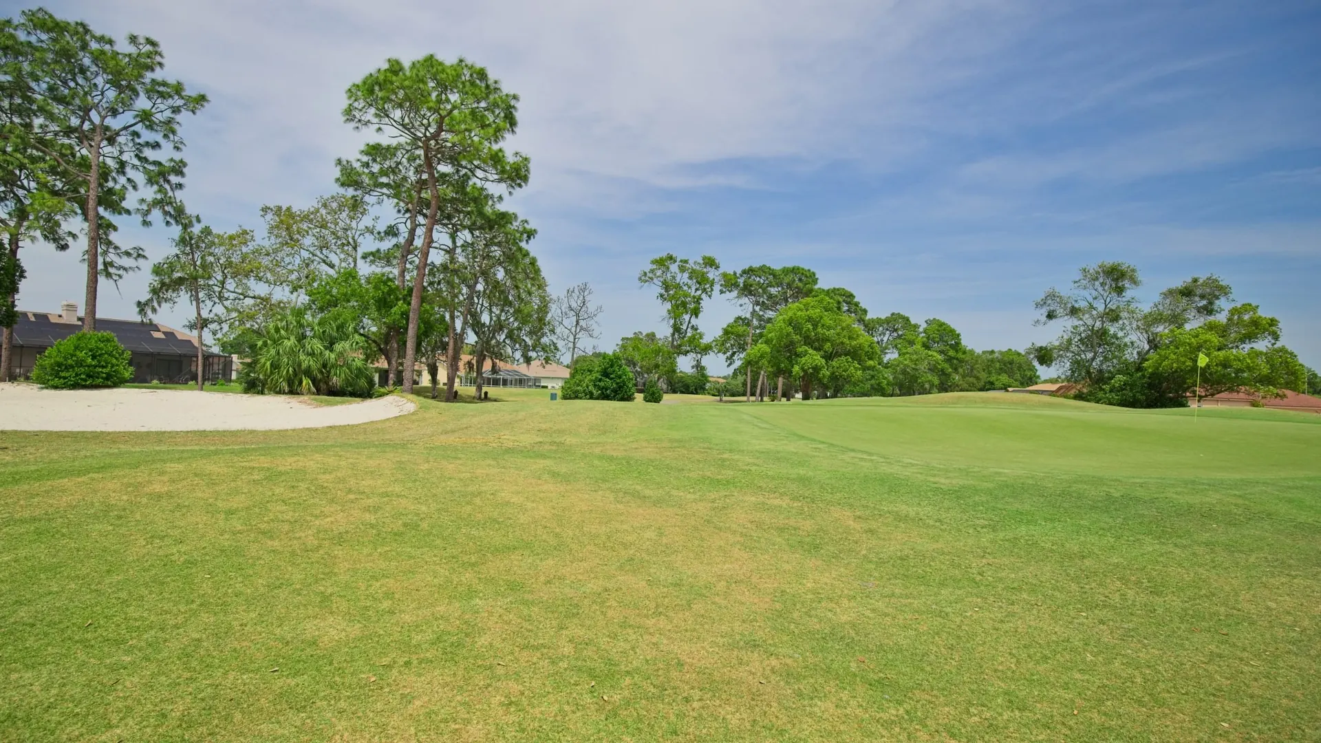 Fairway and bunker