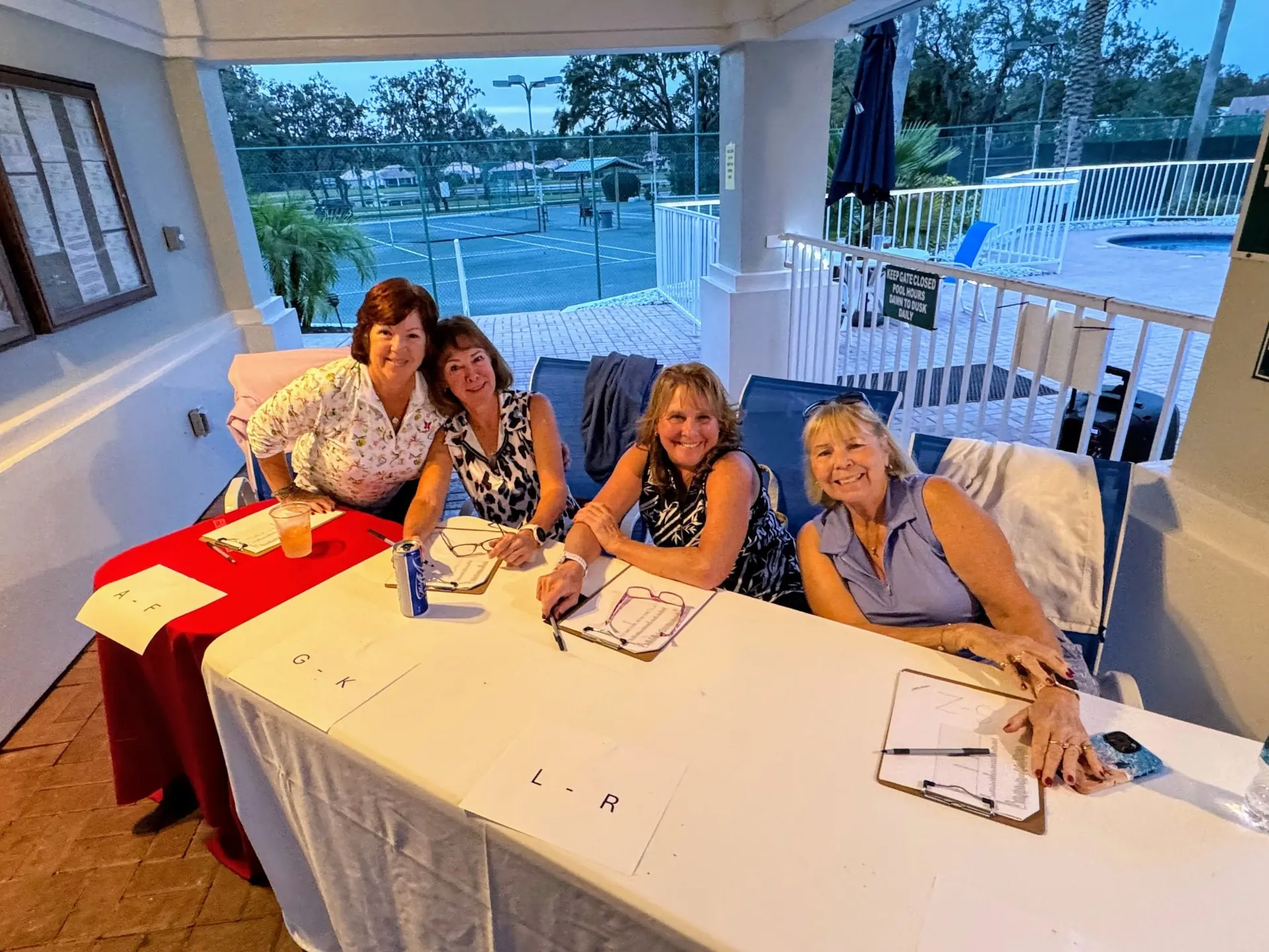 Registration desk
